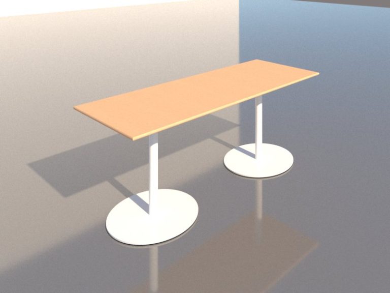 Mesa de bar con doble base para Revit Familias Revit Gratis
