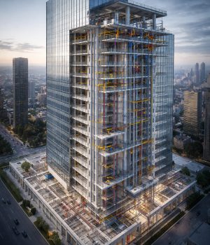 Estación de trabajo profesional calculando honorarios de modelado BIM 2026